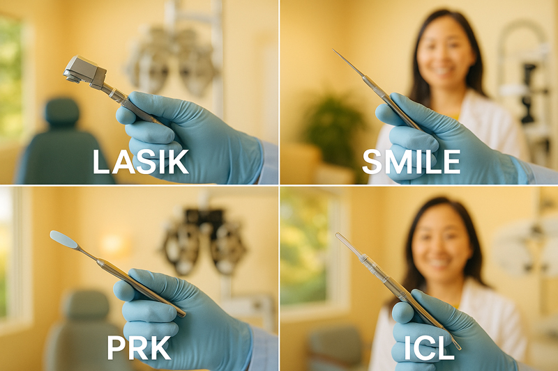 LASIK vs SMILE vs PRK vs ICL: Choosing Your Refractive Surgery
